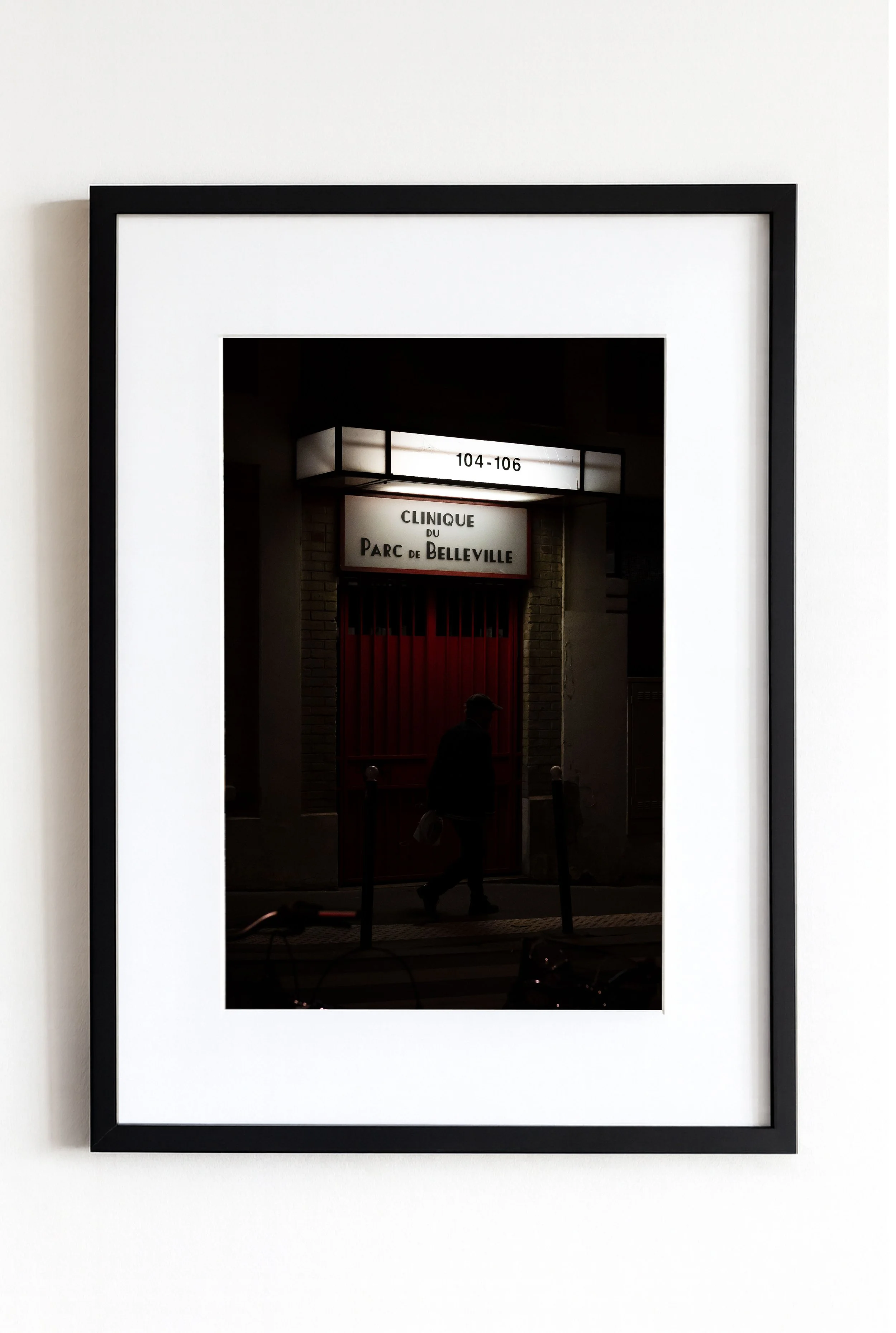 Cadre et Tirage Photo - Belleville de Nuit, 2025