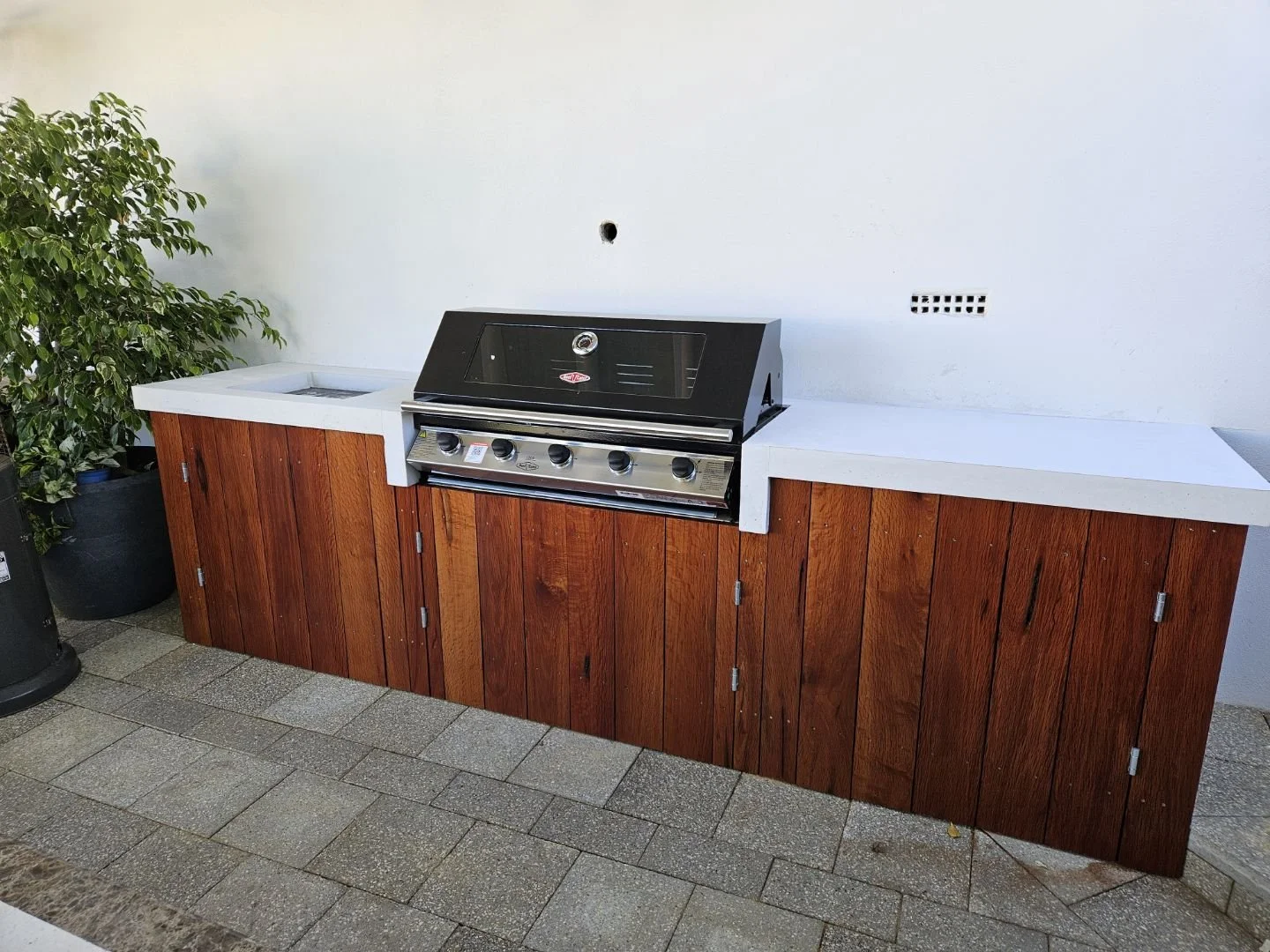 Sheoak BBQ doors