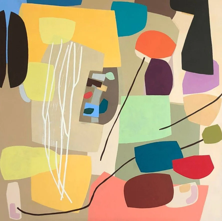 Abstract Painting by Marianne Mathys