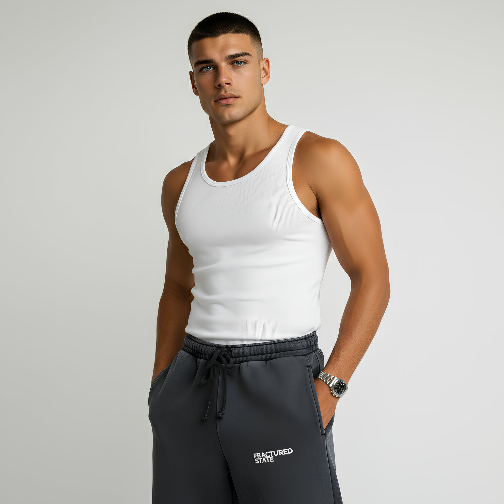 Straight leg sweatpants