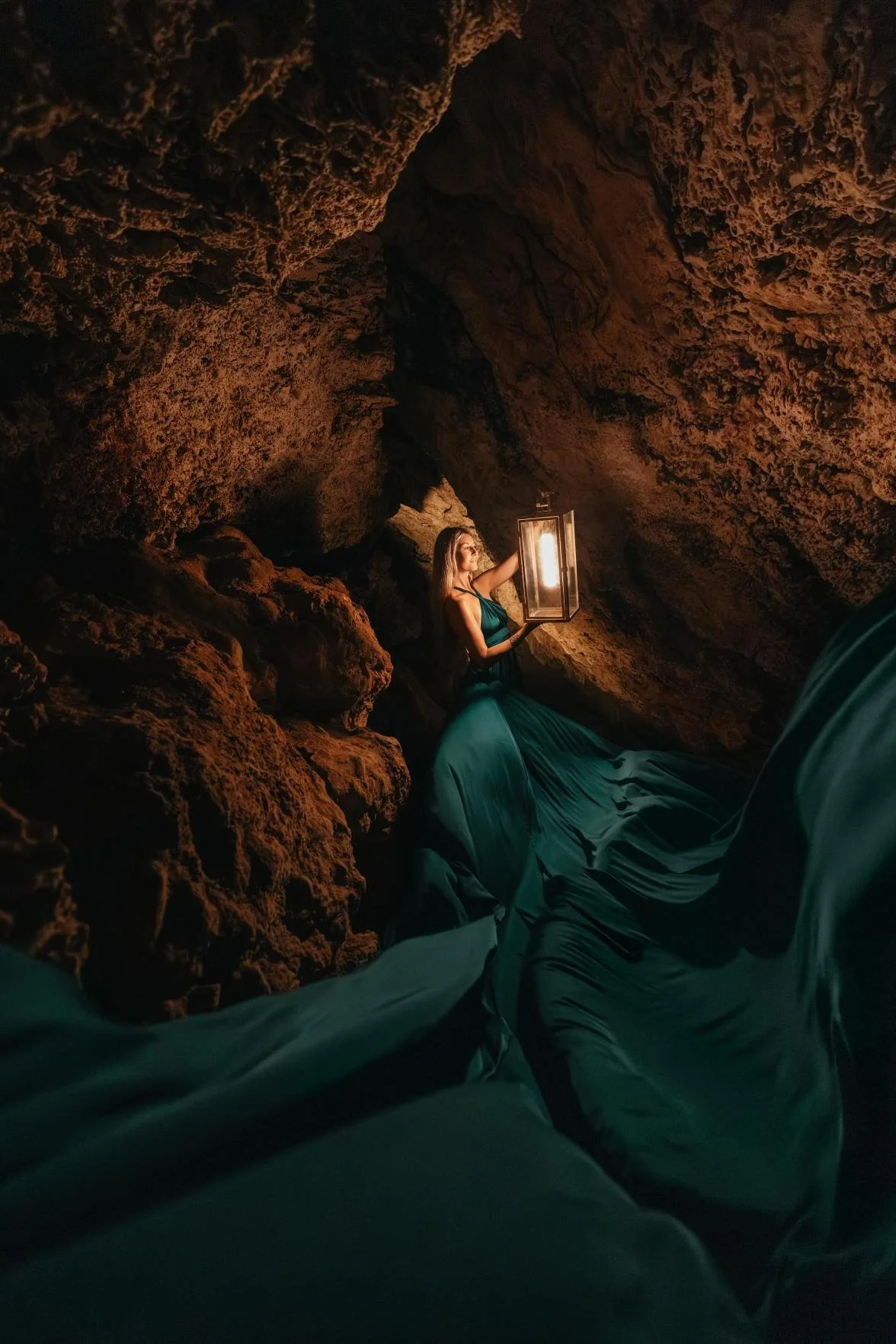 Visitors capturing unforgettable moments during their visit to Paje Cave, Zanzibar.