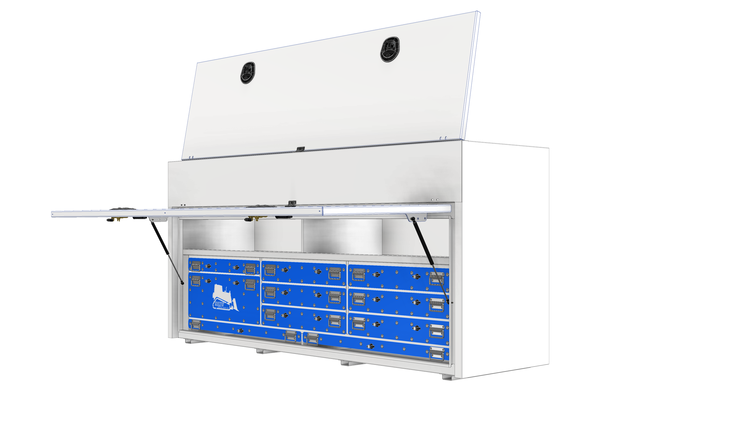 Longhorn Series - 2600 x 1200 x 750 8 Drawer + Benches