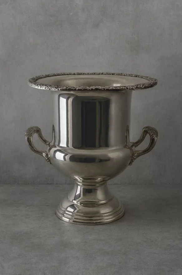 Vintage Silver Plated Champagne Urn 3