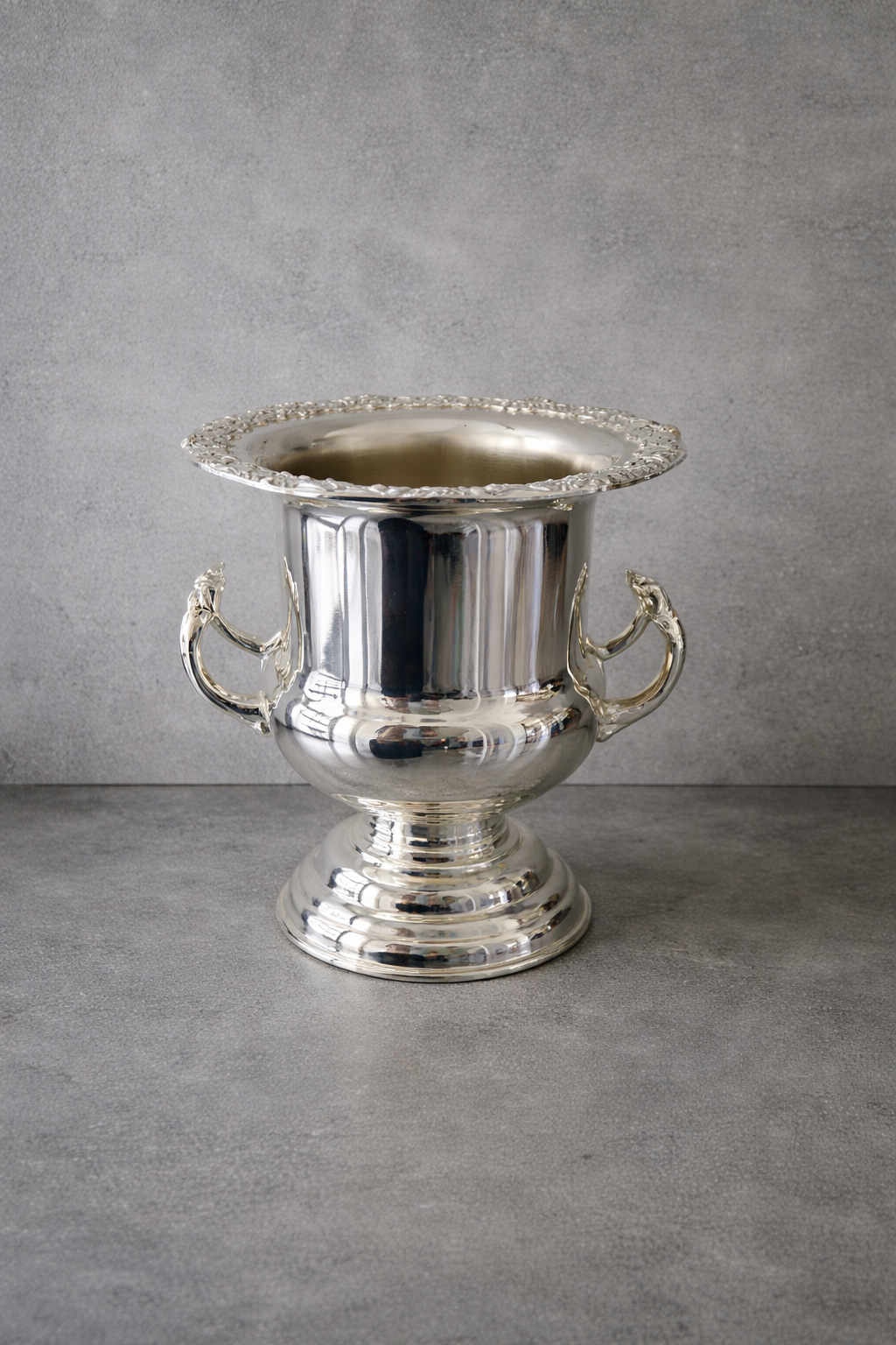 Vintage Silver Plated Champagne Urn 2