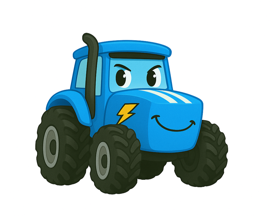 🔥 Kane – Travis and the Tractor Games - Book 12 -
The Fierce Competitor With a Big Heart
Bold, bright, and full of energy, Kane brings excitement wherever he goes. Beneath his competitive spark is a heart that cares deeply — and a friend who will ch