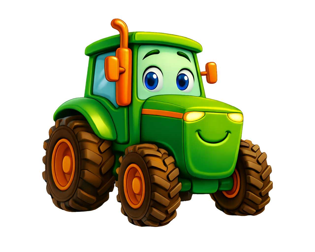 🟢 Travis the Brave Tractor is the heart of the farm, steady, strong, and full of courage. After a life-changing accident, he learns that bravery isn’t about staying the same — it’s about moving forward with faith. His story reminds children that eve