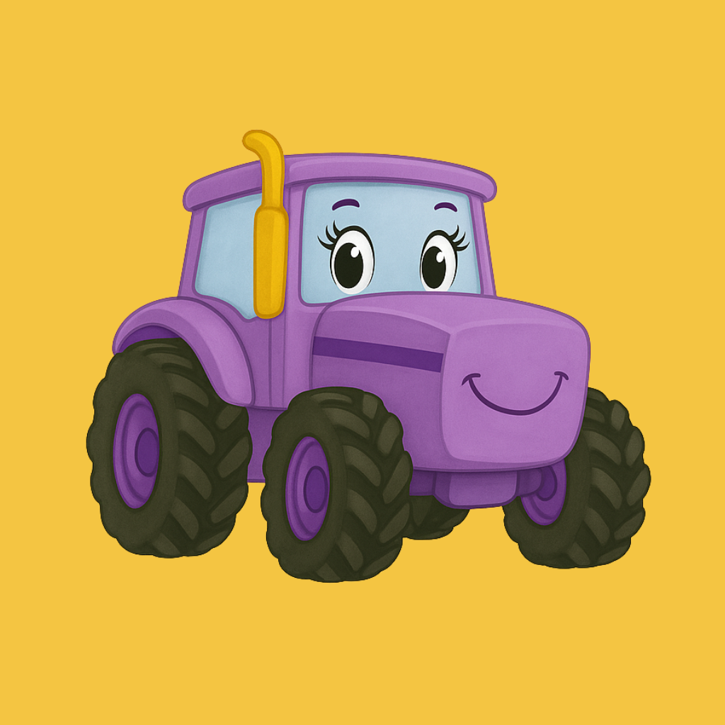💜 Camilla – Travis and the Tractor Games - Book 12 - The Kind Encourager

With her quiet spirit and soft heart, Camilla sees the good in everyone. She teaches the tractors that kindness is a strength all its own, and that encouragement can lift even