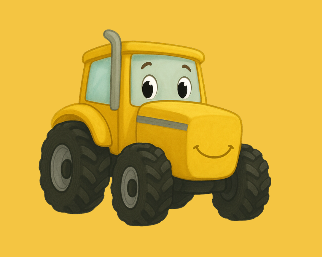 💛 Stevie – Travis and the Tractor Games - Book 12 - The Shy but Brave One
Stevie may speak softly, but his courage runs deep. He reminds us that bravery doesn’t always look big — sometimes it’s quiet, gentle, and steady. His presence is a sweet gift