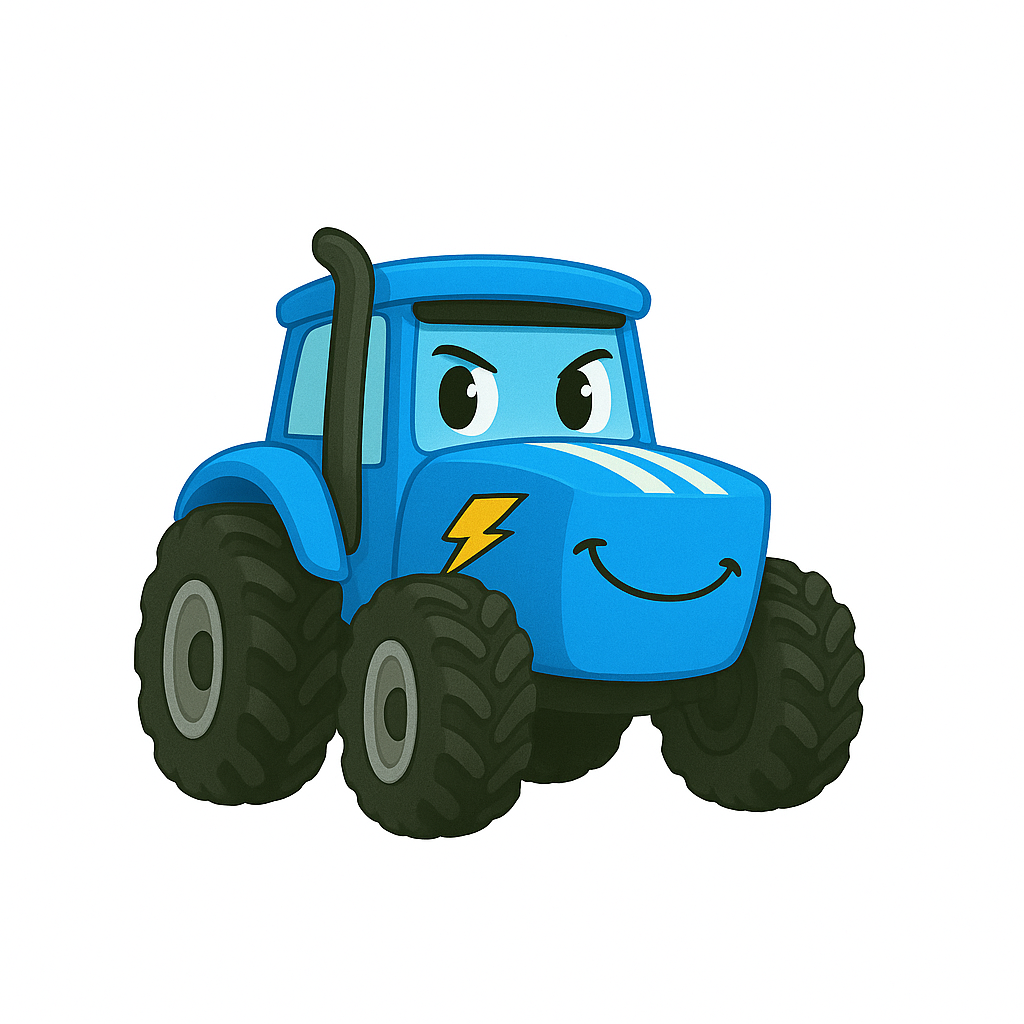 🔥 Kane – Travis and the Tractor Games - Book 12 -
The Fierce Competitor With a Big Heart
Bold, bright, and full of energy, Kane brings excitement wherever he goes. Beneath his competitive spark is a heart that cares deeply — and a friend who will ch