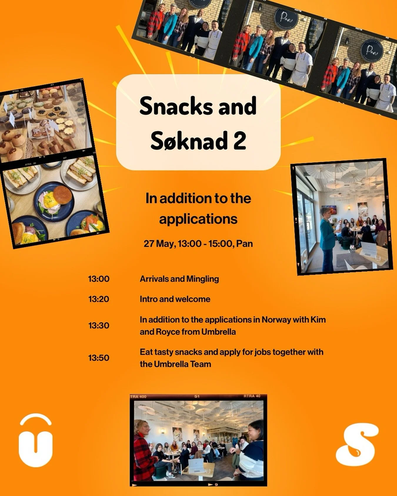 See you next week at Snacks and S&oslash;knad 2 - in addition to the applications!

We will have a light talk from Royce and Kim to go over some steps that can be taken outside the application processes to strengthen networking, accesses and how to f