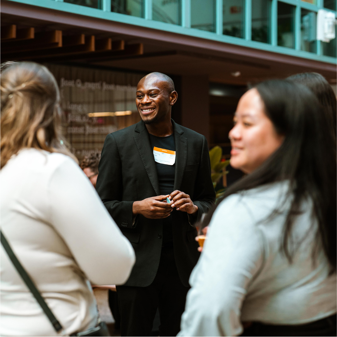 People chatting at Splash Spring 2025