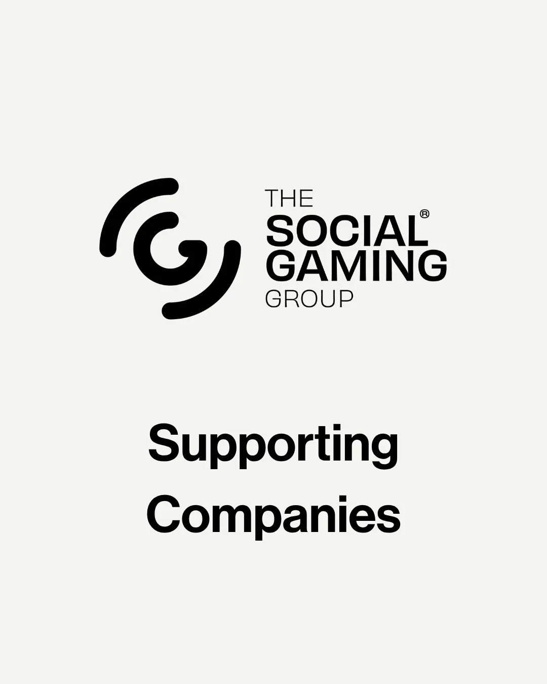 The Social Gaming Group - Supporting Companies