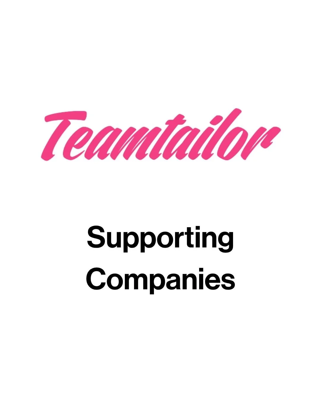 Teamtailor - Supporting Companies