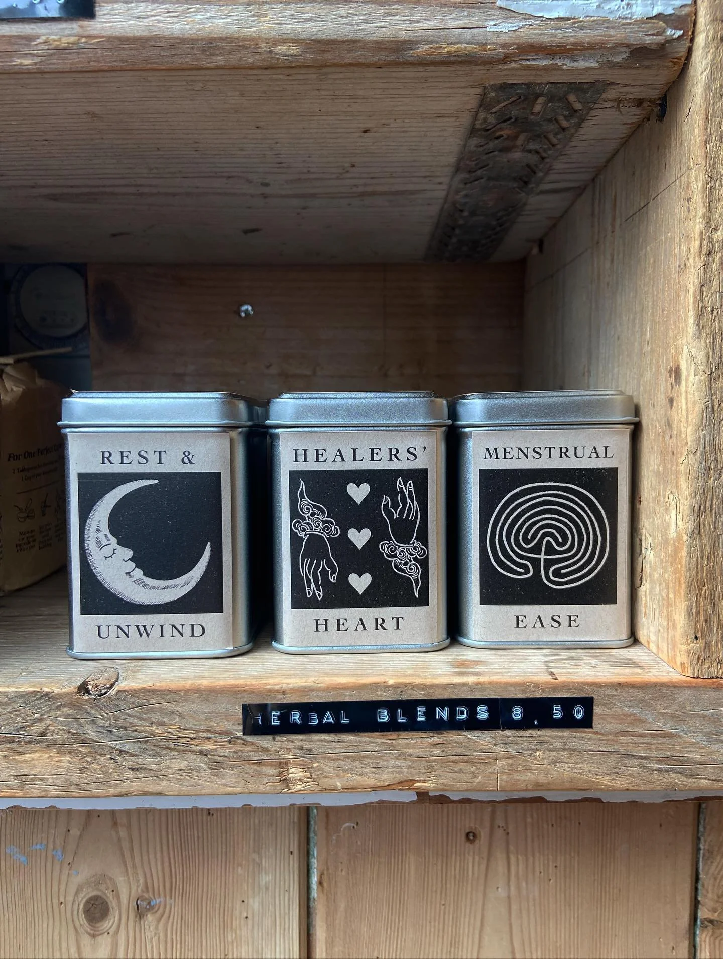Tea in tins are available to buy from the lovely folks at @mooandtwo ! The very relaxing Rest &amp; Unwind blend is also available to order as a drink ☕️ 🍵