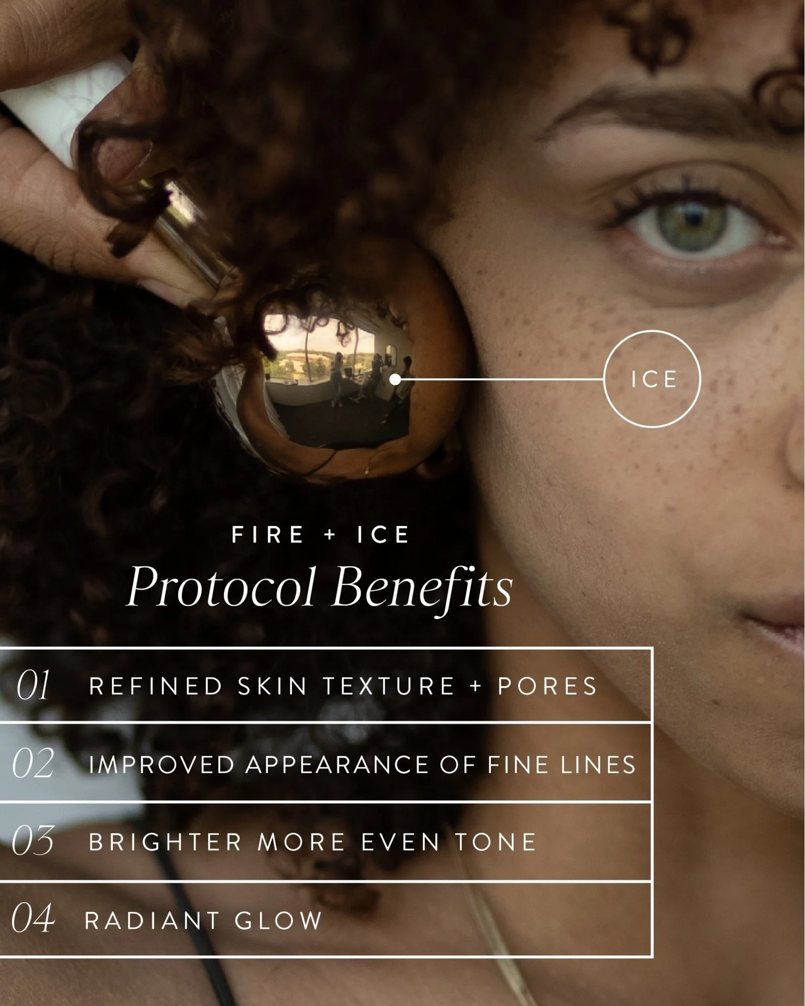 Ignite renewal. Embrace radiance.

The Fire + Ice Facial is a results-driven yet restorative treatment designed to resurface, refresh, and deeply hydrate your skin. Think of it as your seasonal reset &mdash; gently polishing away the signs of summer 