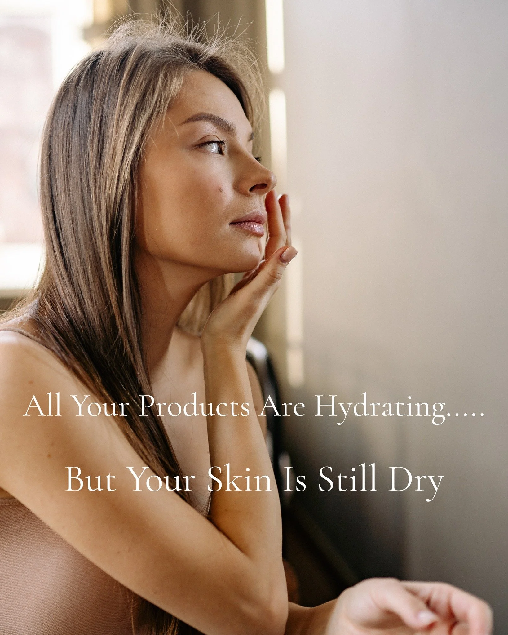 Your are using all the hydrating products.
And your skin still feels dry.
This is one of the most common things I hear and most of the time, the missing piece isn't more hydration.
It's lipids.
As estrogen declines during perimenopause and menopause,