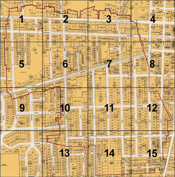 Overview Map: Old West Side historic district