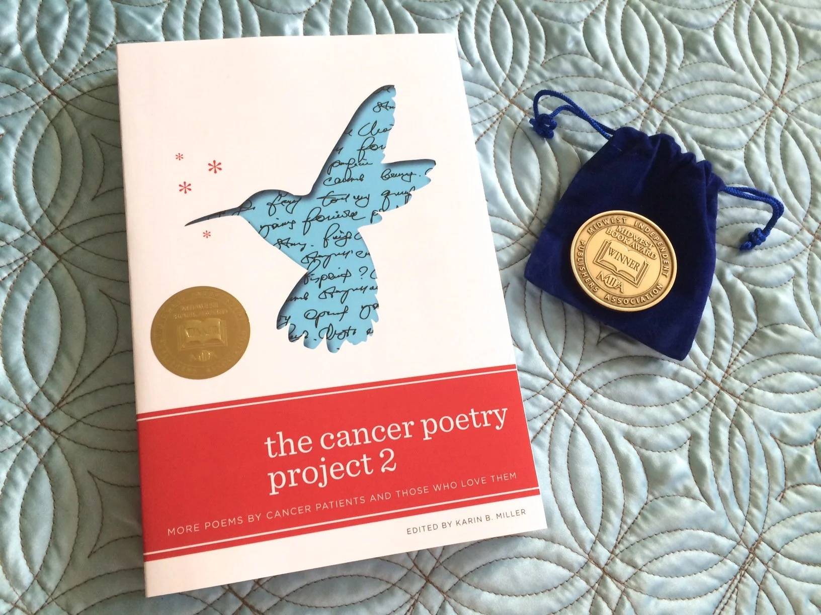 This cancer anthology, which included my poem "Infusion Fridays," won the Midwest Book Award in 2014.