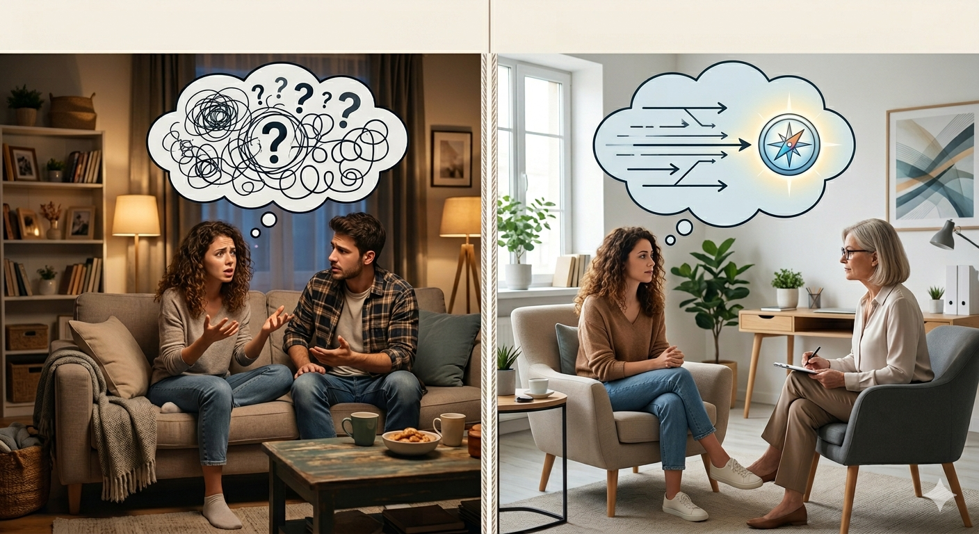 Therapy vs. Venting to Friends: Ready to Stop Going in Circles?