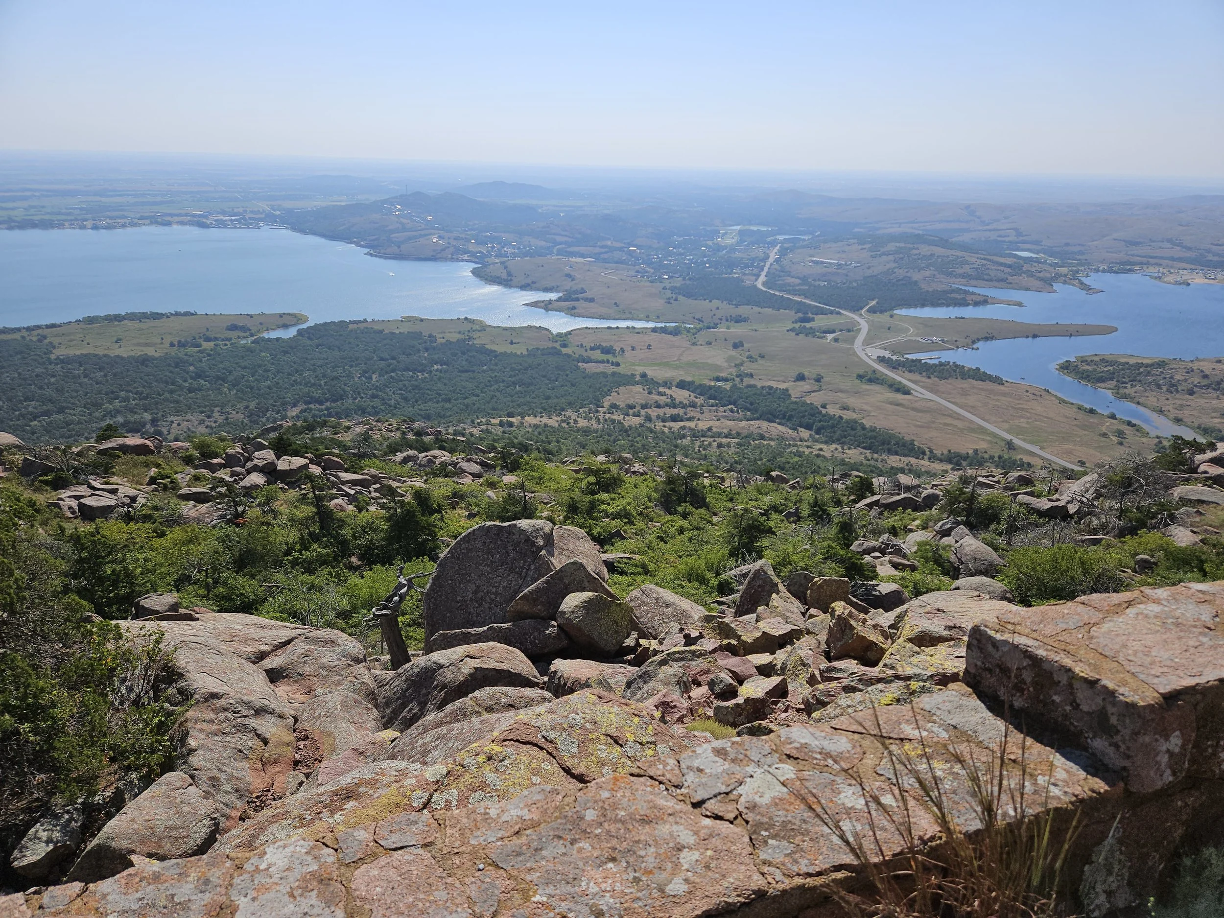 Expansive mountain horizon representing a clear path forward during major life changes and transitions.