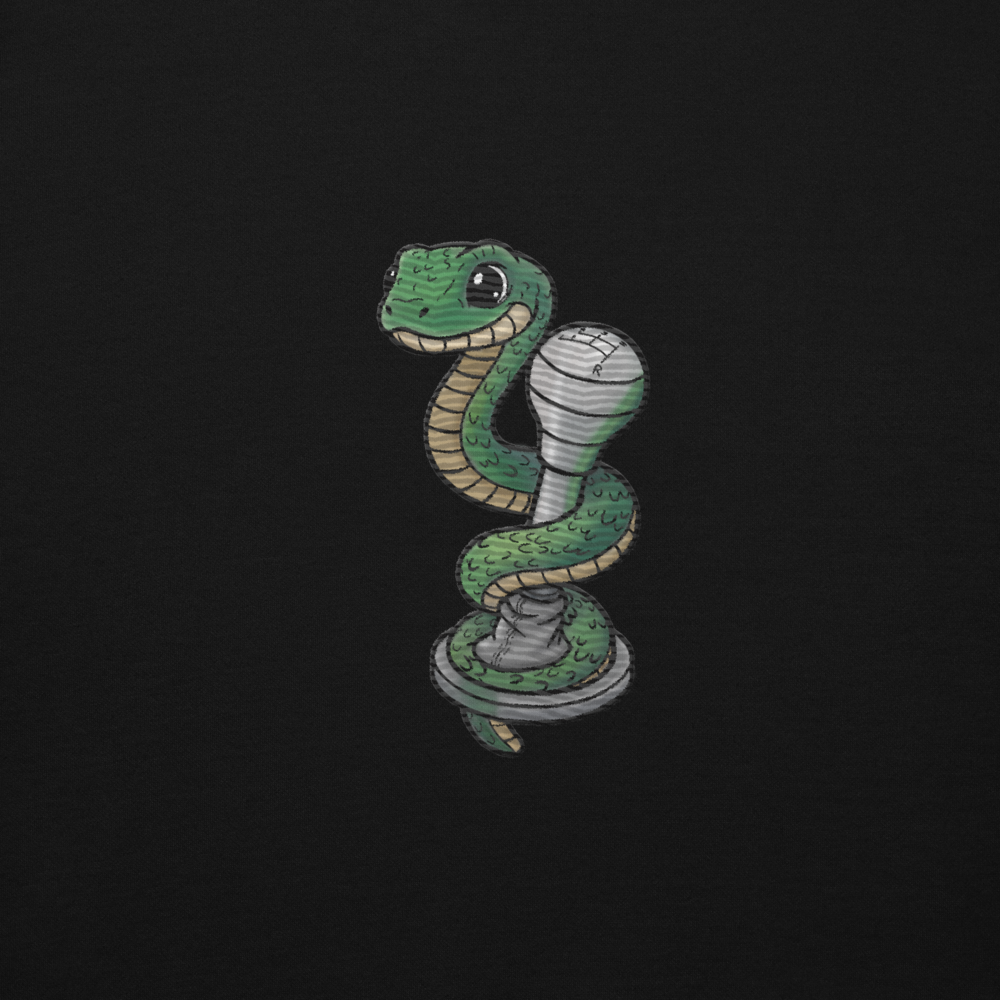 Sprocket the Snake Hoodie - Black