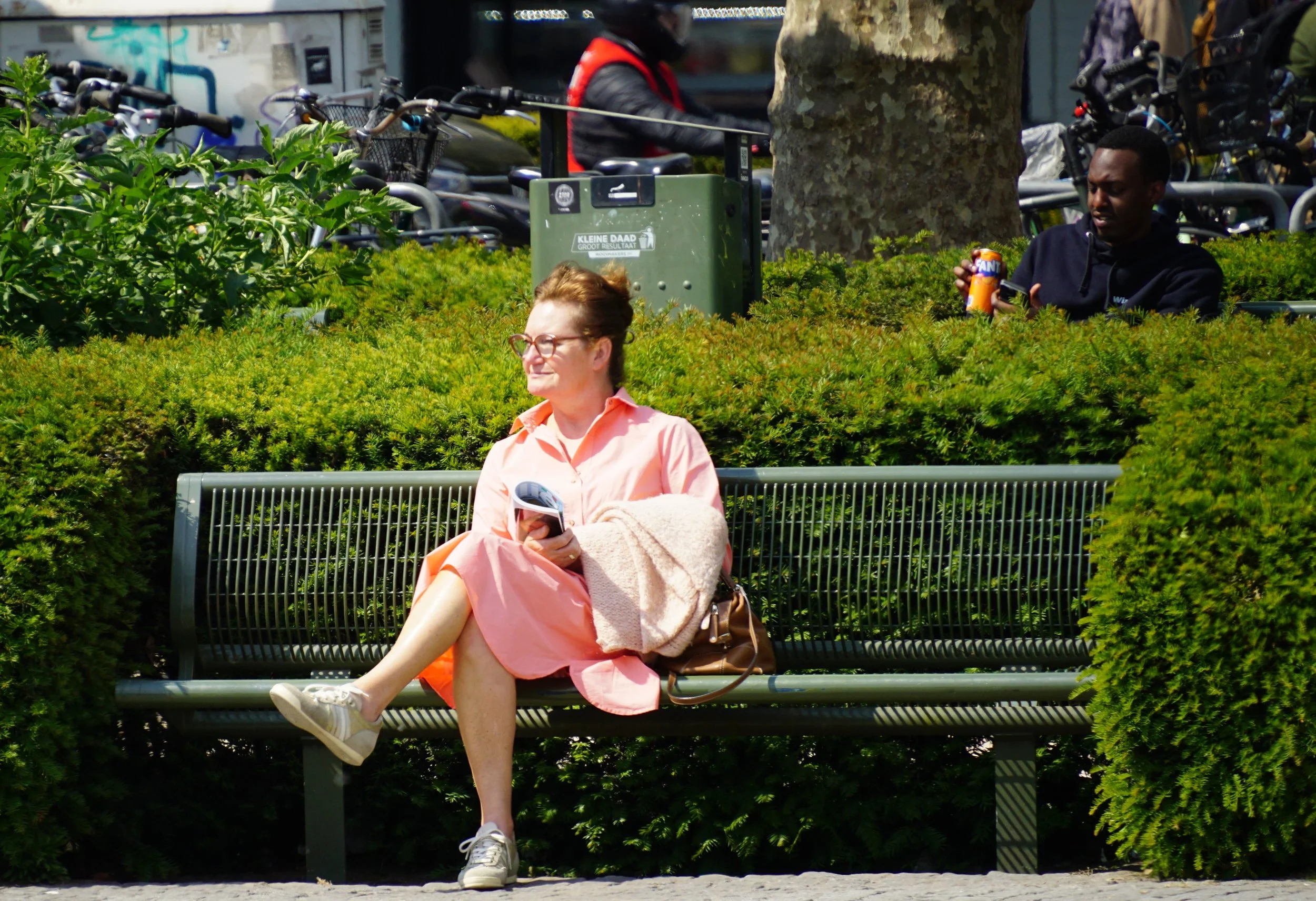 Êtres au parc. Gand, 2025.