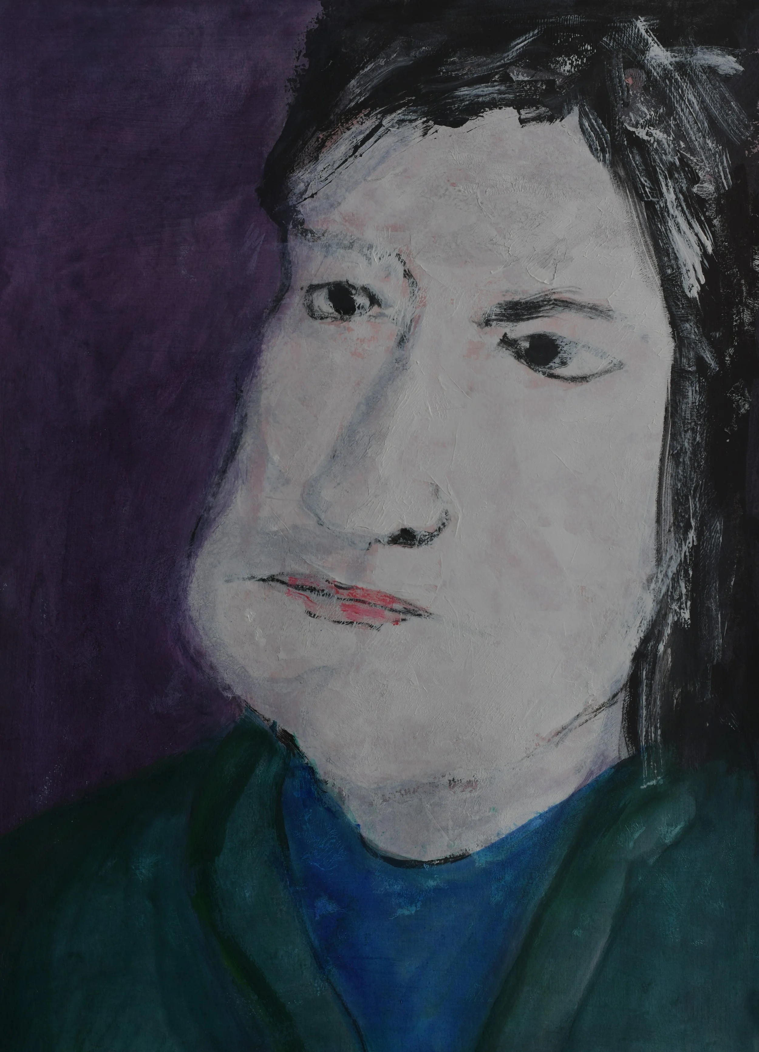 Expression 5 - Acrylic on paper 250 g. - primed with gesso - 55x40 cms
