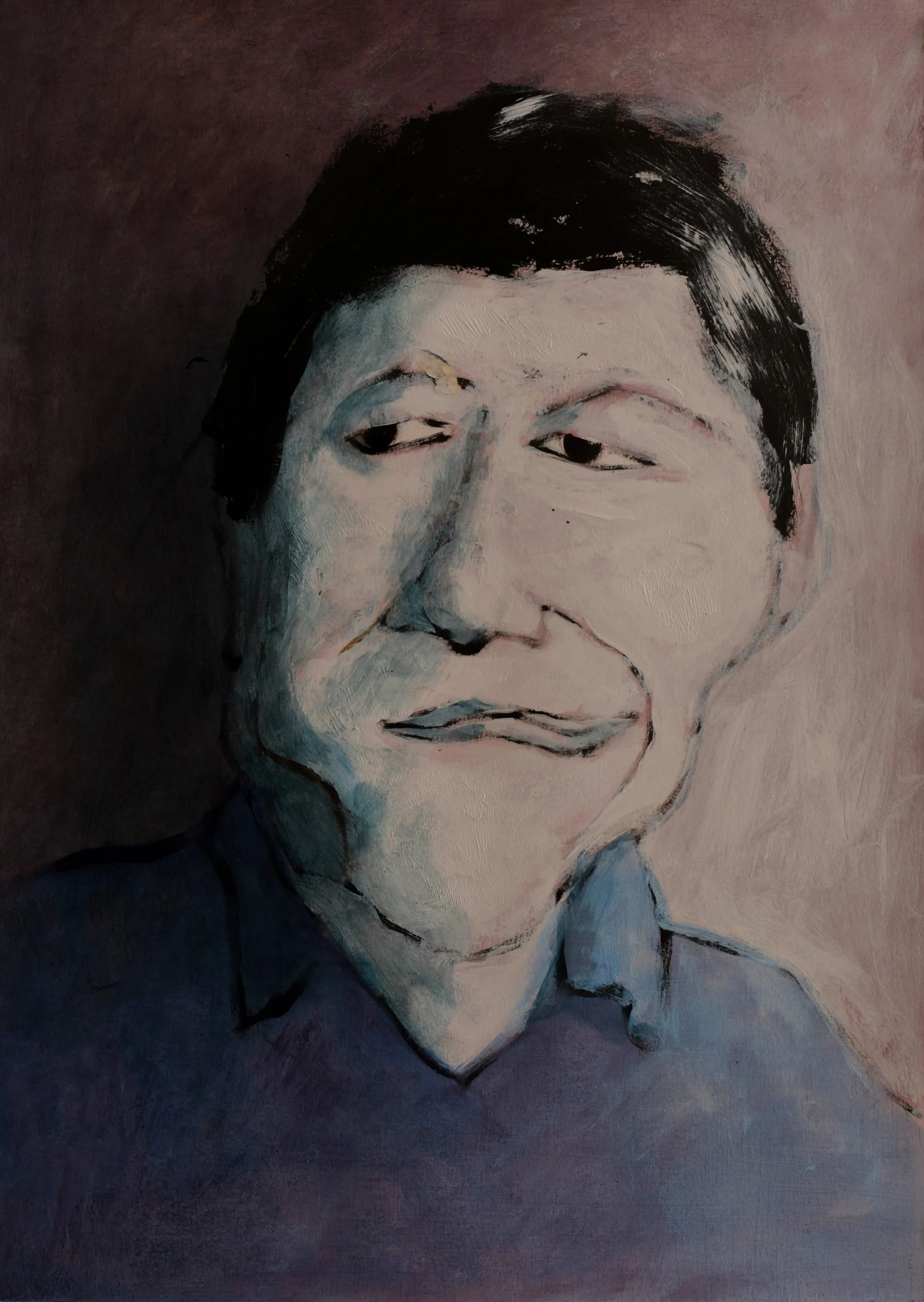 Expression 3 - Acrylic on paper 250 g. primed wit gesso - 55x40 cms

