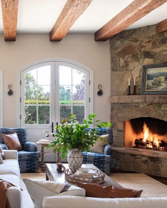 The holidays may have passed but cozy season is still here, and I can almost picture the fireplaces glowing at our refined French Country project. There&rsquo;s something quietly luxurious about warm hearths, soft textures, and thoughtful details, th