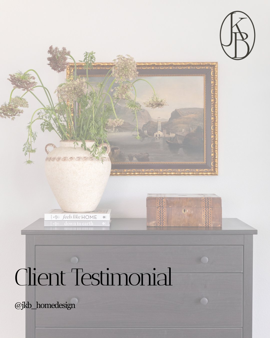 Kind words from a wonderful client 🤍

There&rsquo;s nothing more rewarding than knowing a space not only looks beautiful, but truly feels like home. Grateful for the trust and the partnership every step of the way.

#JKBHomeDesign #ClientLove #Timel