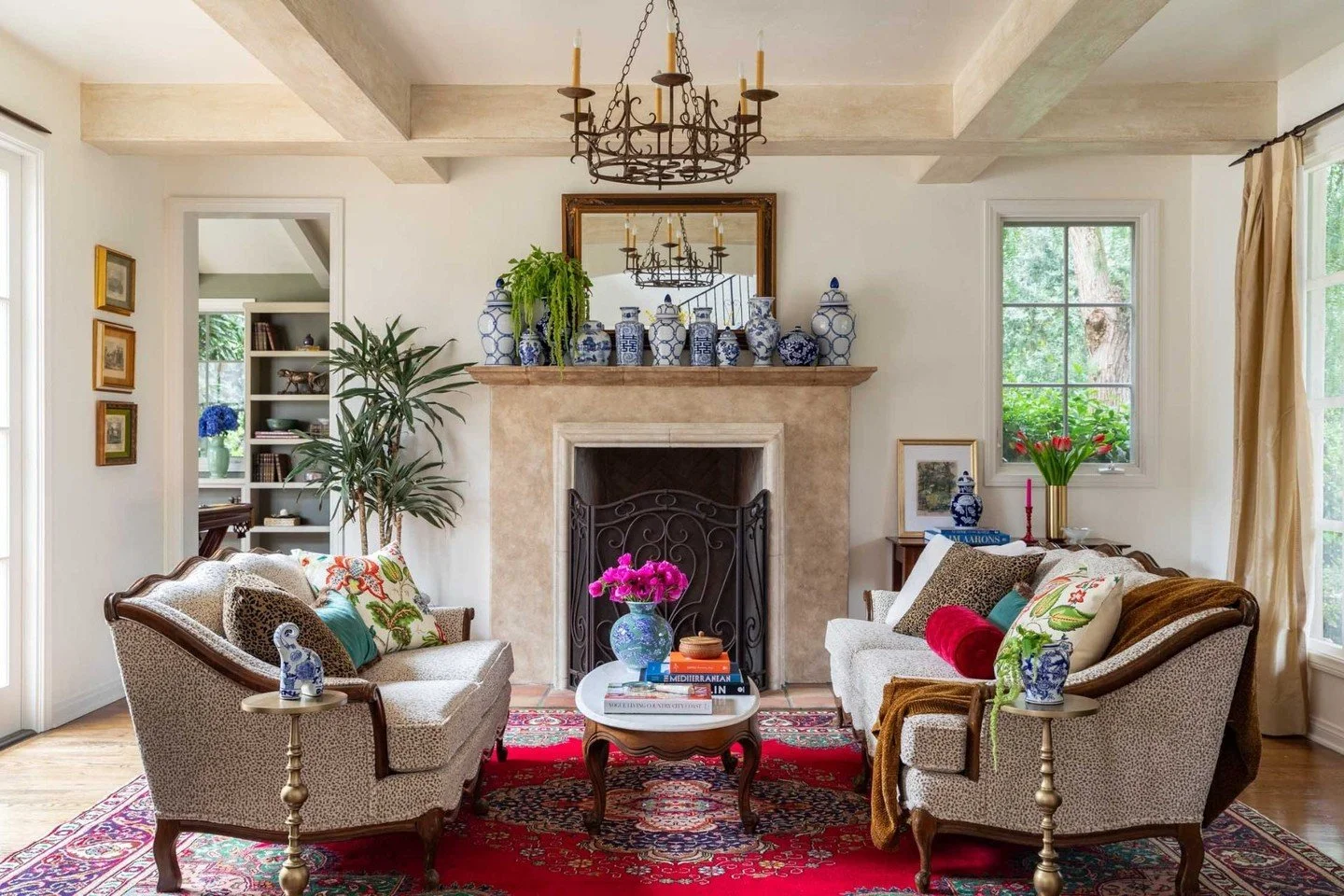 We're excited to share our recently completed project, piece by piece, starting with this beautiful living room! 

The Reimagined Villa was designed to help a young family make their Palos Verdes Estates home truly their own. We worked with inherited