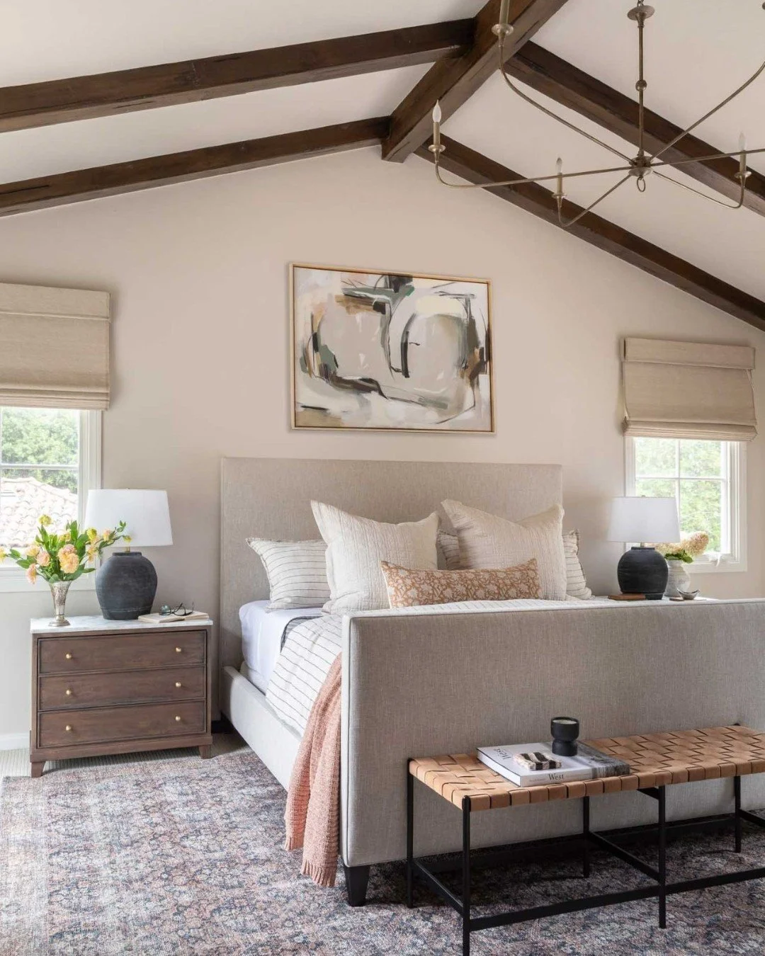 Soft layers, quiet tones, and a sense of calm throughout. I think my favorite piece in this room is the gorgeous style vintage rug. What stands out to you? 

📍 Valmonte | Palos Verdes Estates, CA
Interior Design: @jkb_homedesign
📸 Photography: @rya