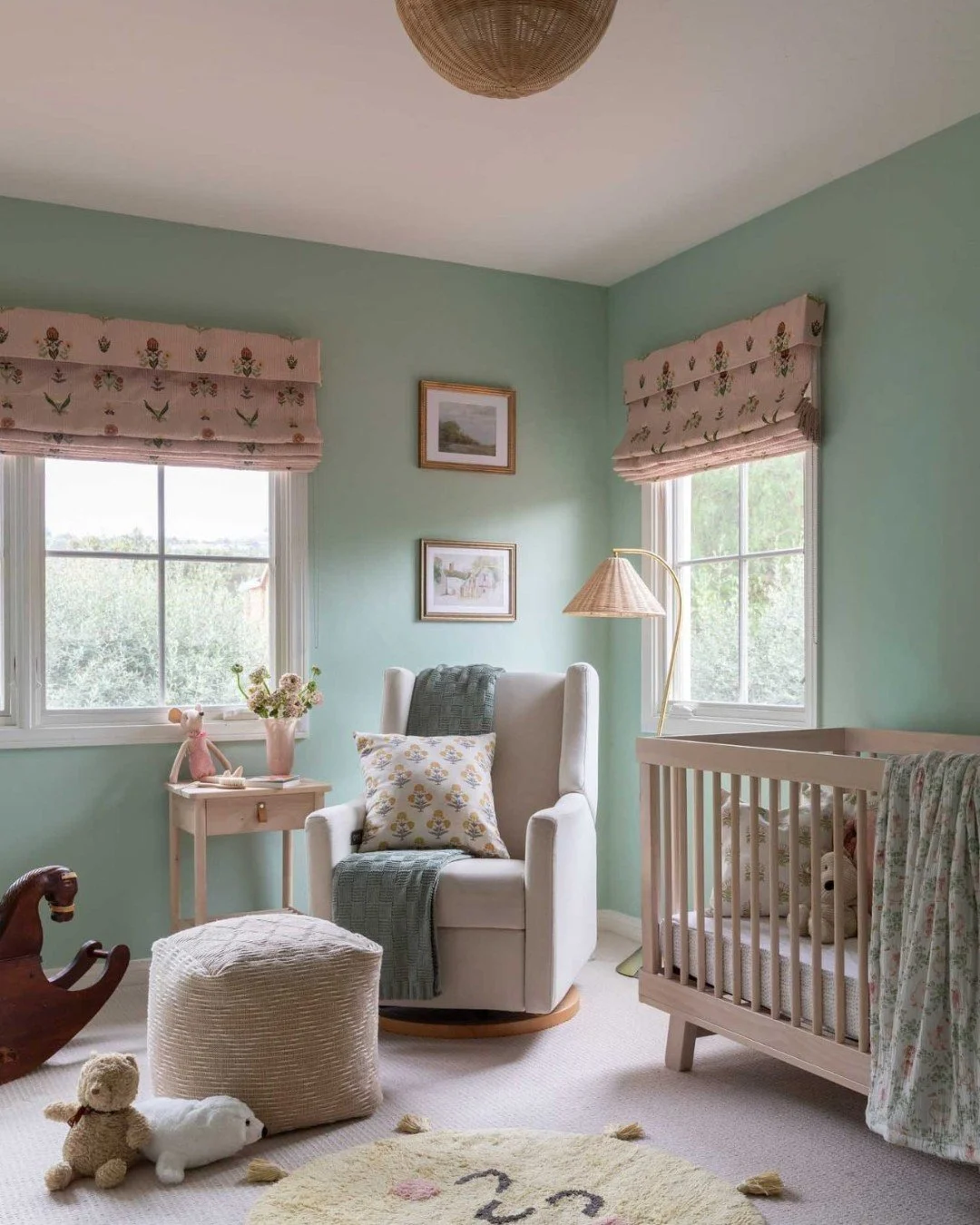 A softer side of The Reimagined Villa✨

In the nursery we leaned into pale green-blue walls to create a sense of calm, light, and quiet. The color feels fresh yet timeless, bringing a gentle energy that&rsquo;s perfect for both play and rest. 🤍

📍 