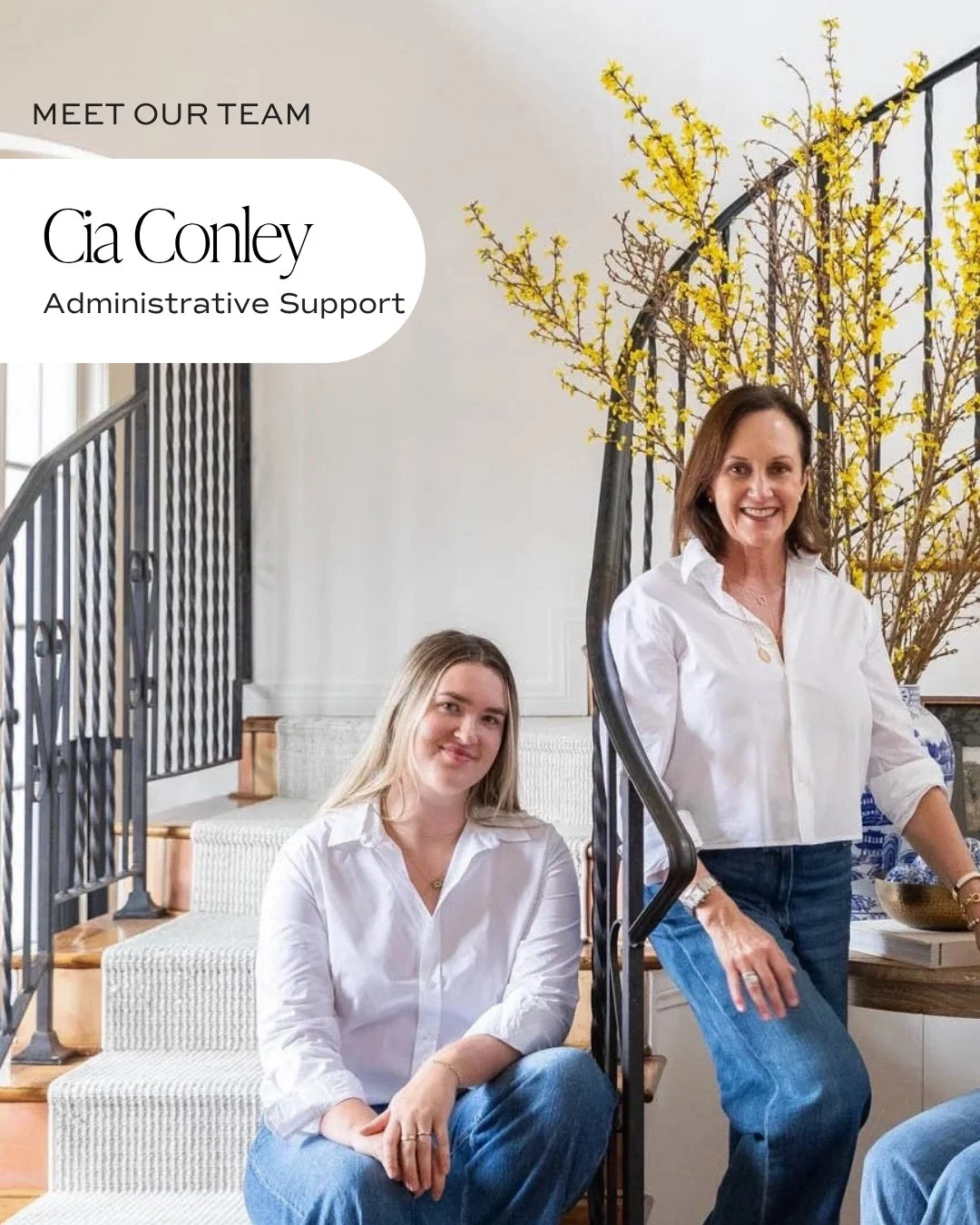 ✨ Meet Cia✨

Cia Conley is our Administrative Support and the one who helps keep everything running seamlessly behind the scenes at JKB Home Design. From managing communication to coordinating the many moving pieces of each project, she ensures nothi