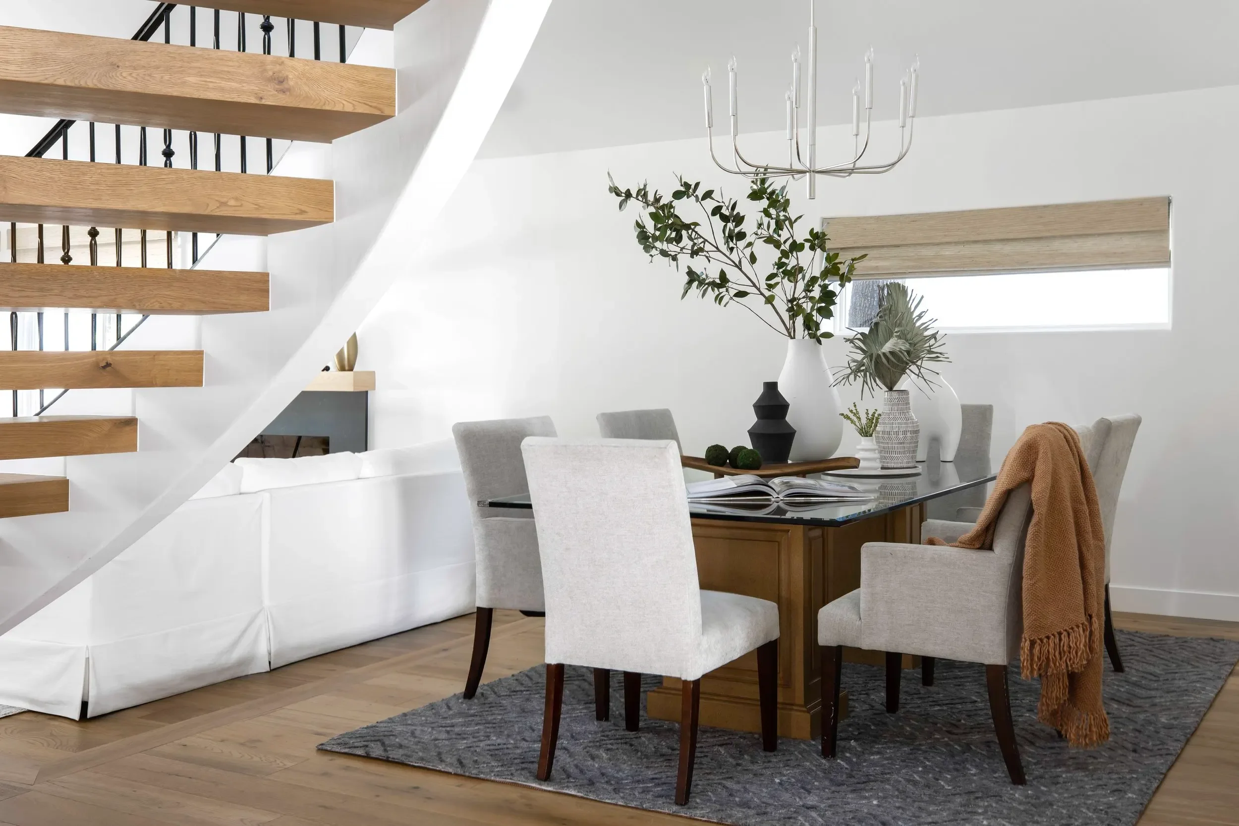 Transformation: From Cold to Cool Living Room + Dining Room