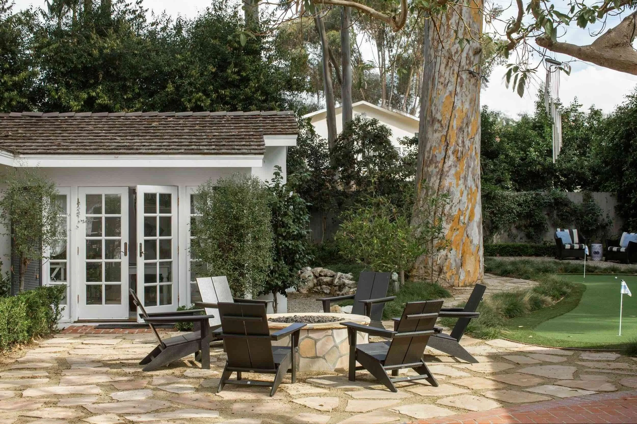 Inviting outdoor entertaining area with layered seating and thoughtful gathering zones, designed by JKB Home Design