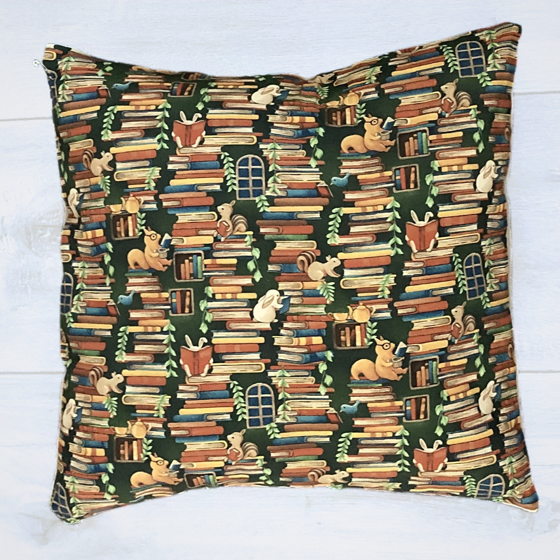 woodland green book pillow.png