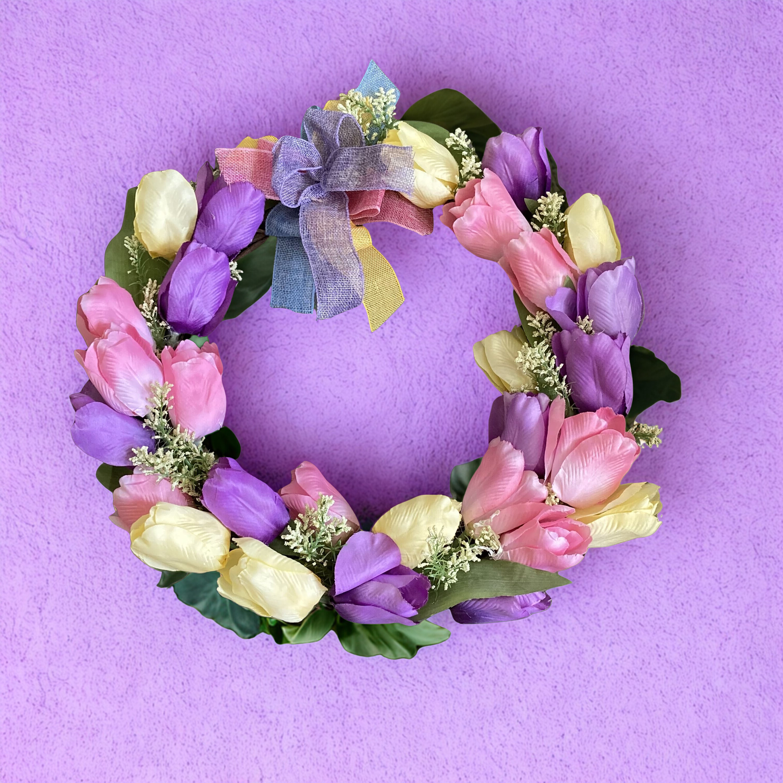 Spring Tulip Wreath