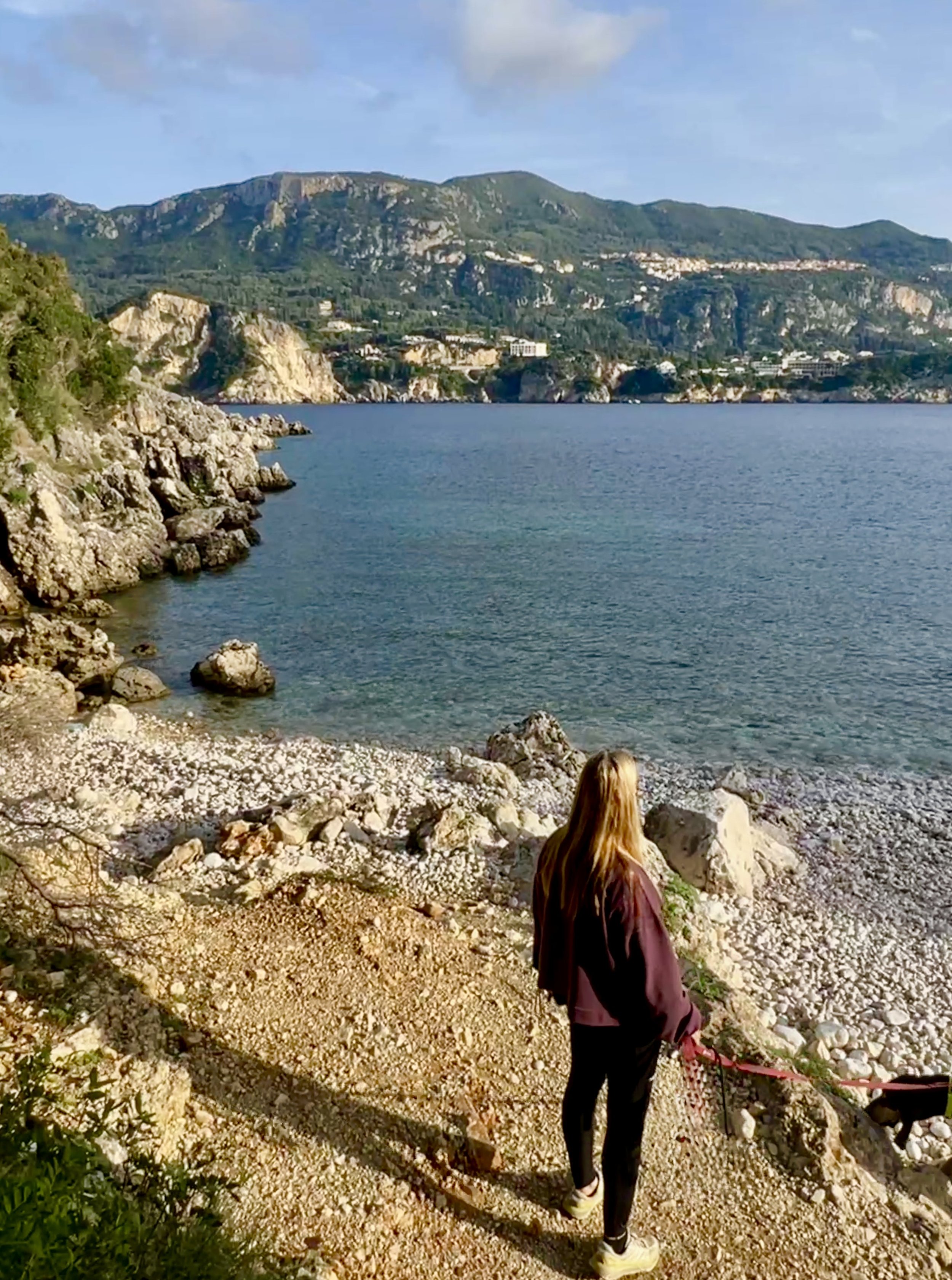 Corfu beaches with Edie