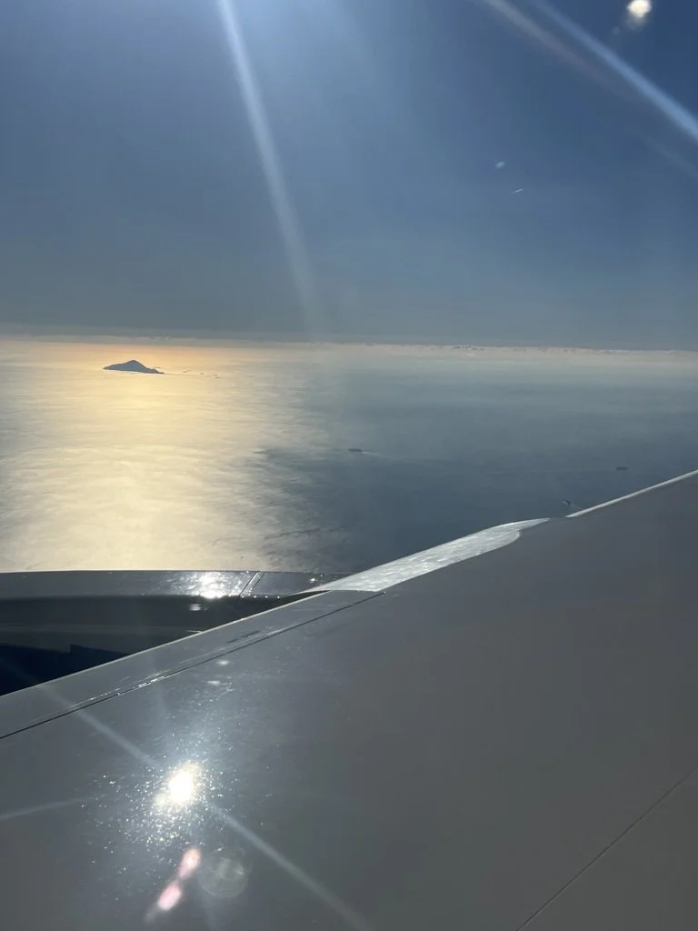 Delta AM flight into Athens 