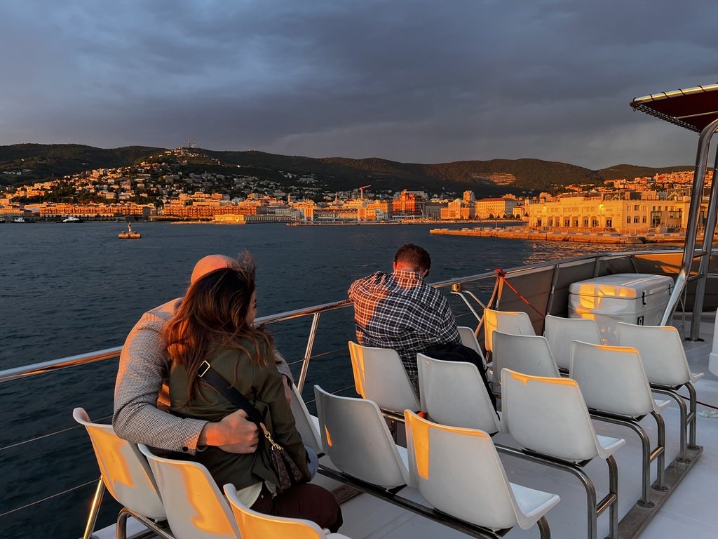 Lovers on location Trieste Ferry