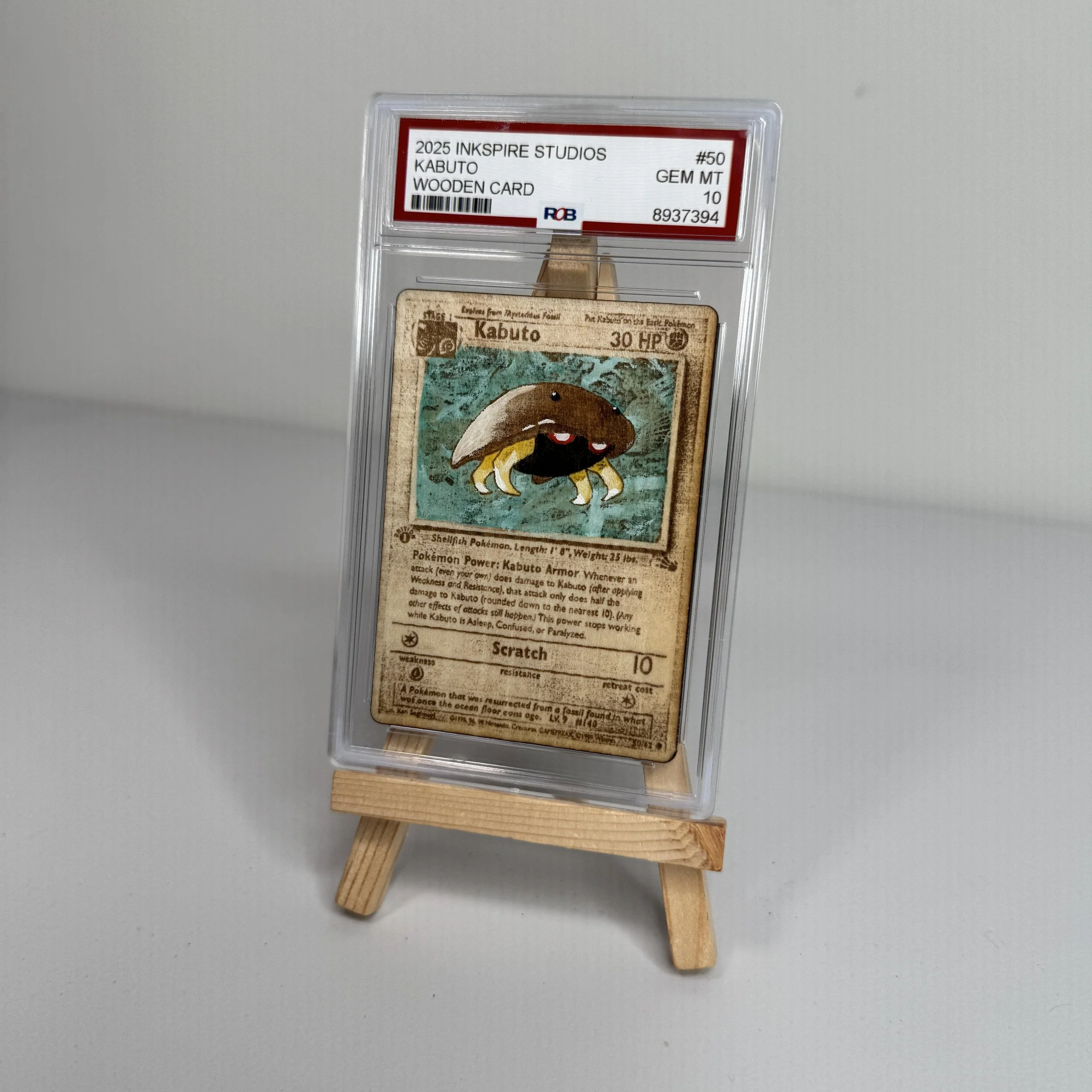 Kabuto (50) Engraved Wooden TCG Card