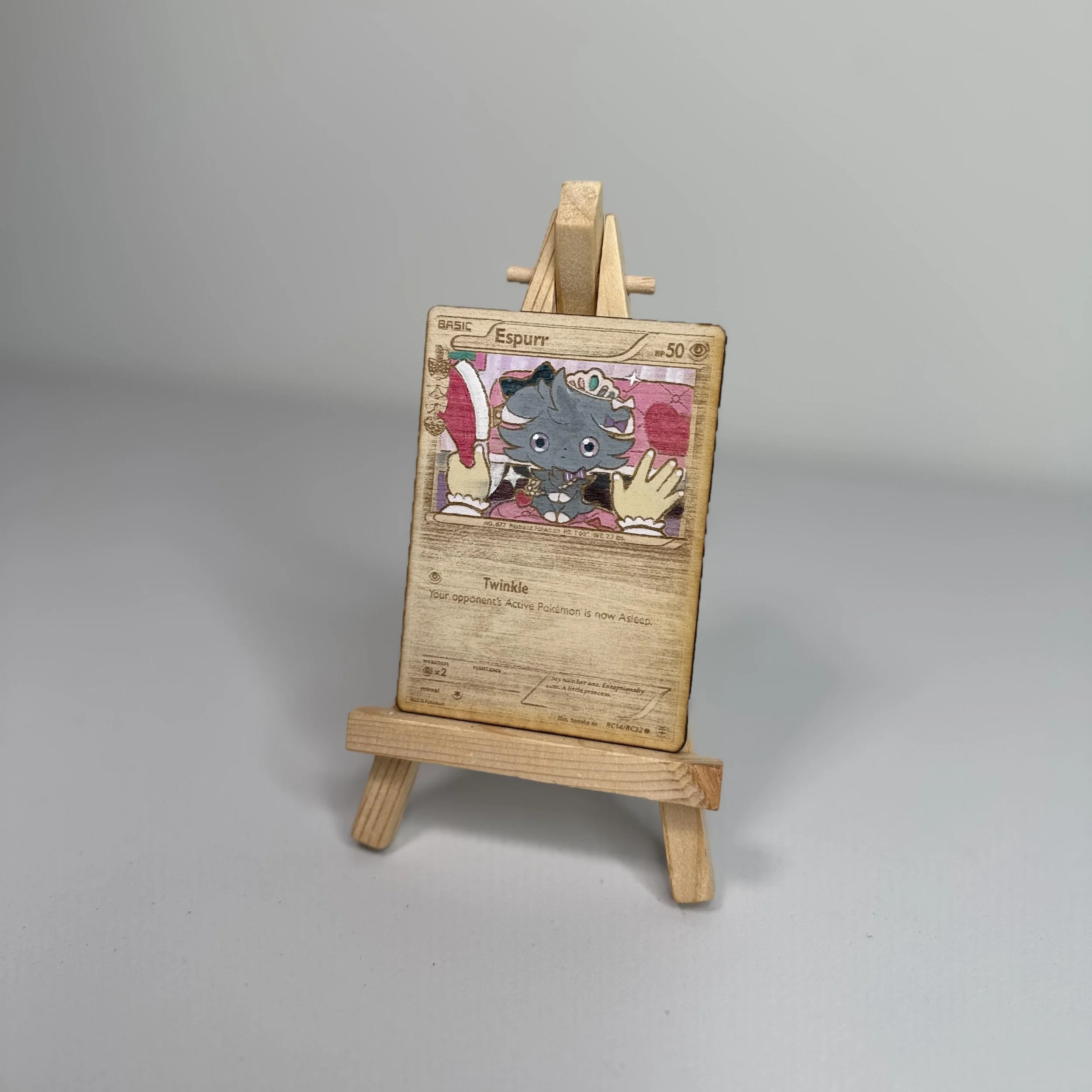 Espur (RC14) Engraved Wooden TCG Card
