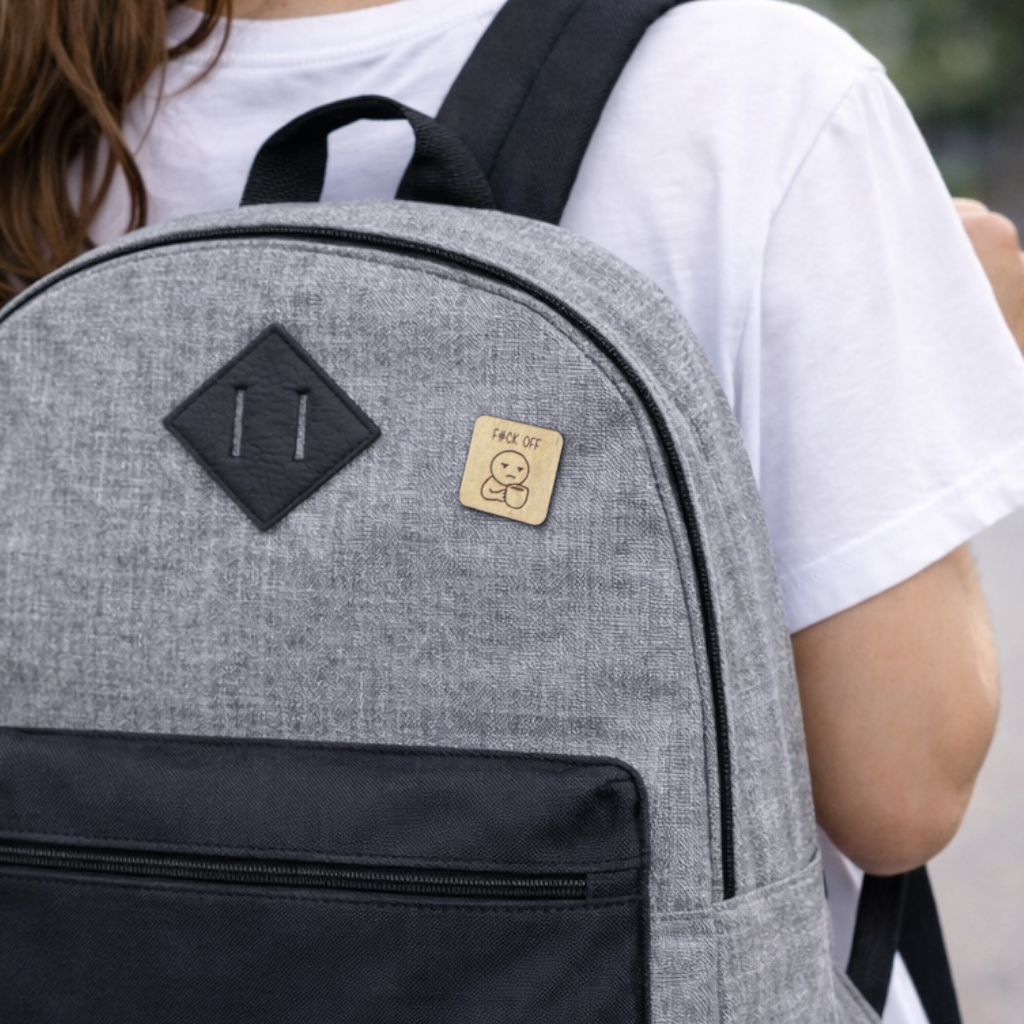 Little Guy: Ef Off - Pin or Magnet