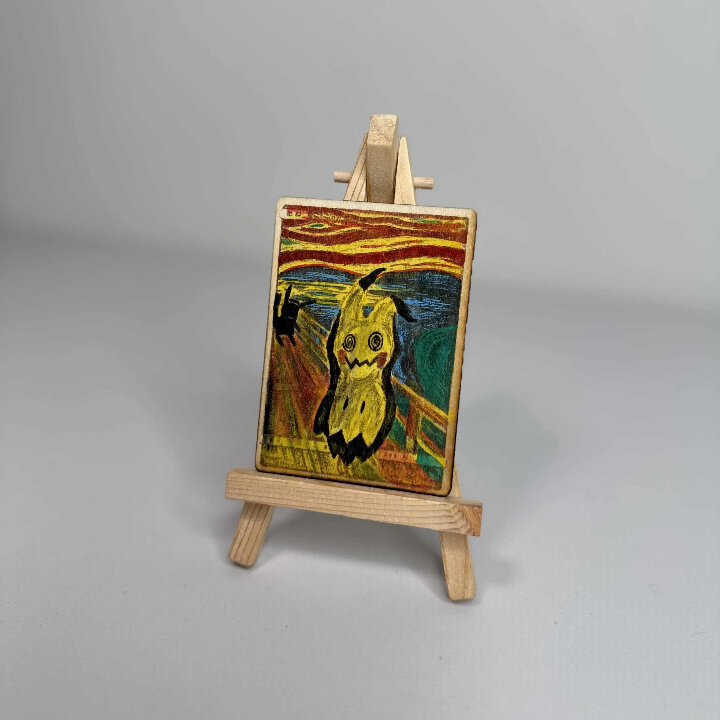 Mimikyu (289) Engraved Wooden TCG Card