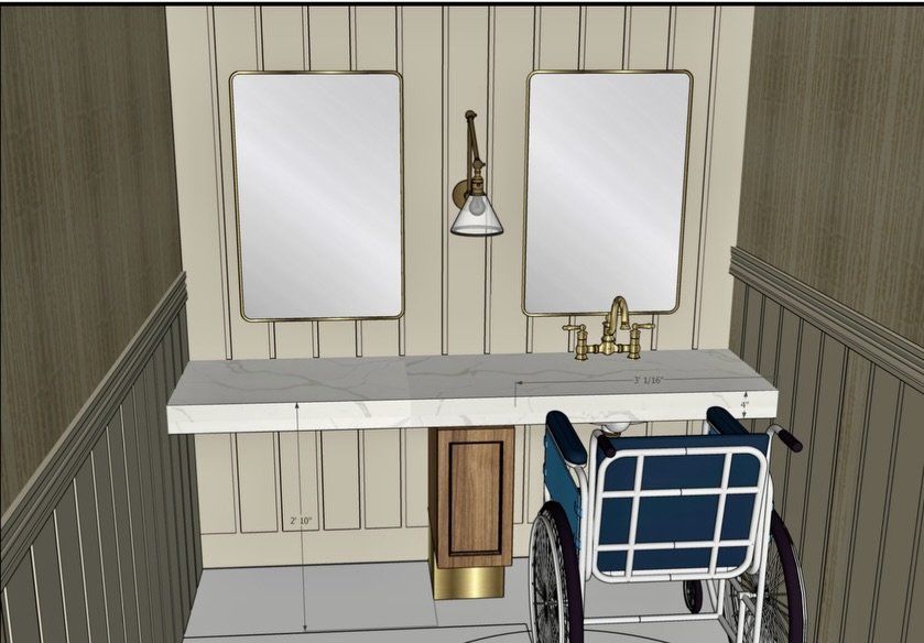 The vision&hellip;
The build&hellip;
The reveal&hellip;

From rendering to reality ✨
Designed with your guests in mind &mdash; including elegant ADA-friendly options for weddings and luxury events👌🏻

#luxuryrestrooms #restroomrentalsaz #portableres