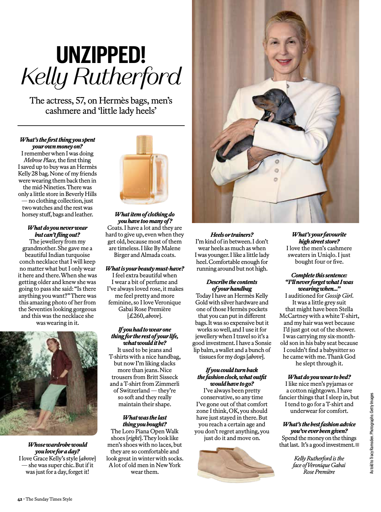 Sunday Times STYLE X Kelly Rutherford