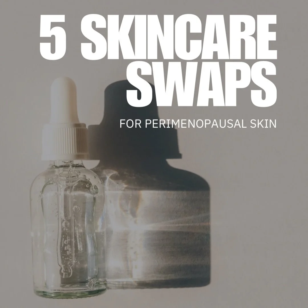Hormonal shifts can leave skin feeling drier, more sensitive, and less resilient. If your usual routine isn&rsquo;t working anymore, it might be time for a few simple swaps:

&bull; Foaming cleansers &rarr; Cream or oil cleansers
Helps protect the sk