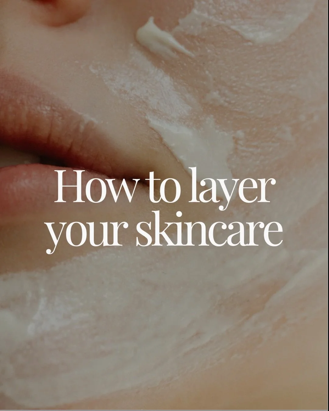 Something I&rsquo;m always asked&hellip;how do you layer your skincare?

I like to keep it simple:
Cleanse. Treat. Hydrate. Protect.

It&rsquo;s not about using the most products &mdash; it&rsquo;s about using the right ones, in the right order, for 