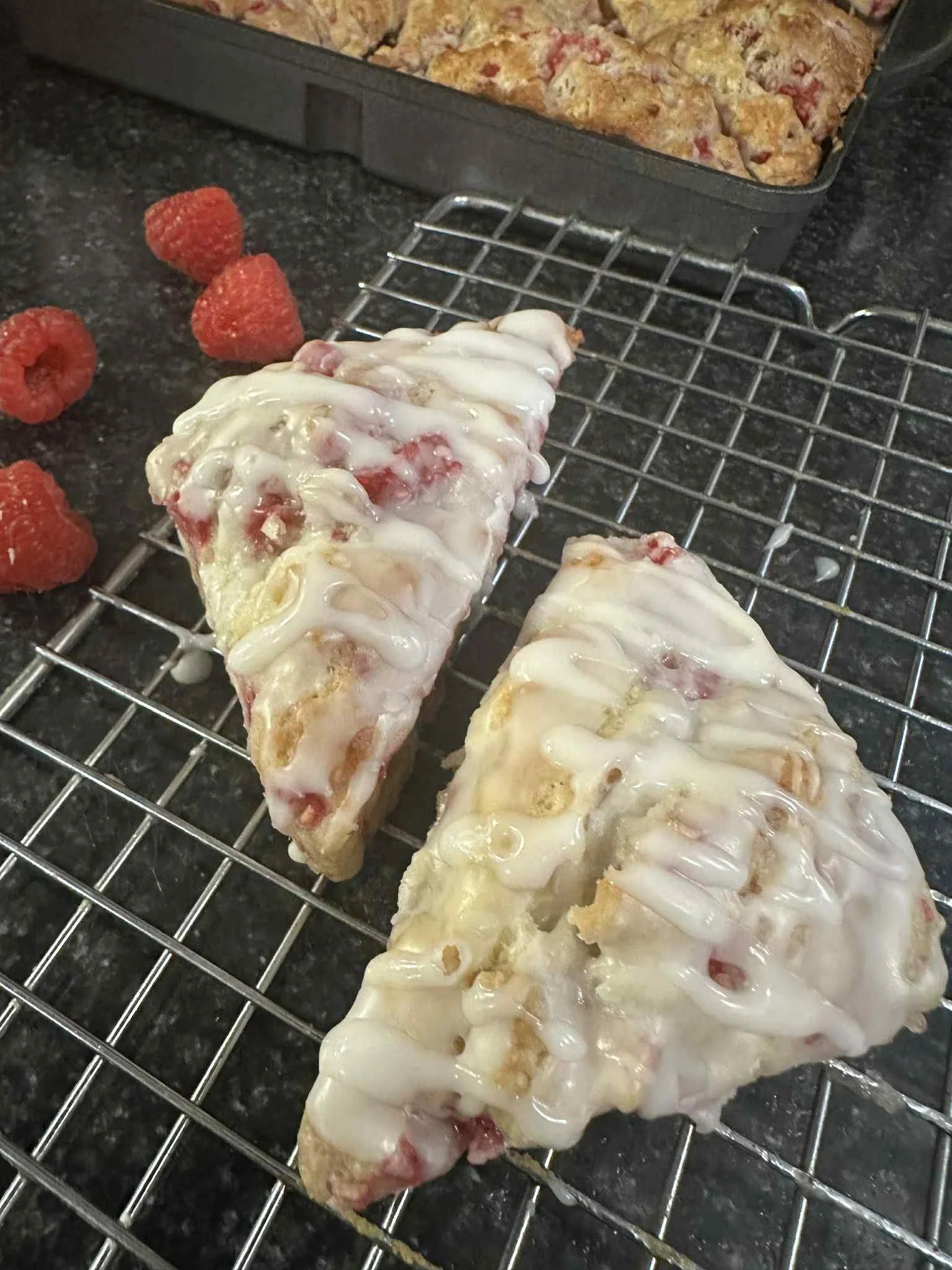 Mini Raspberry Scones